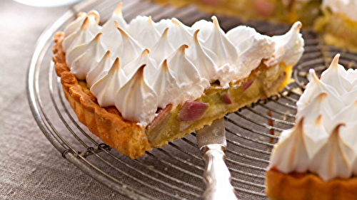 Tarte Rhubarbe Meringuée