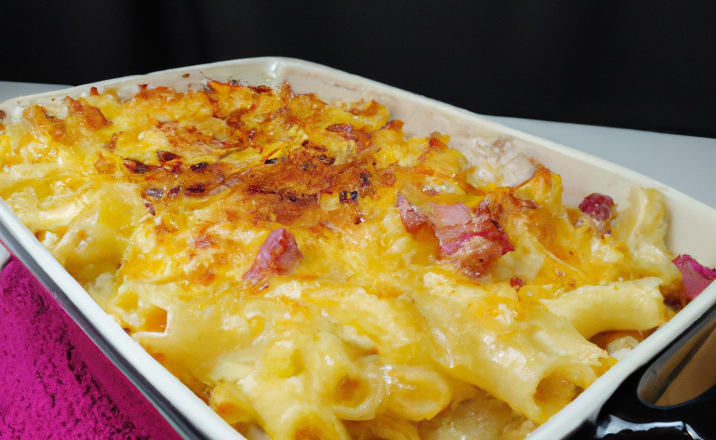 Macaroni au Gratin Jambon Emmental