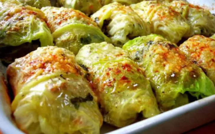 Rouleau de Chou Blanc Farci