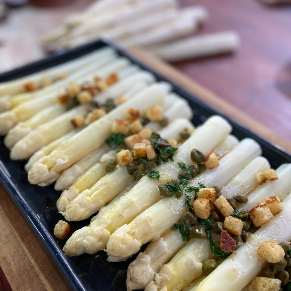 Feuilleté d’Asperges Blanches