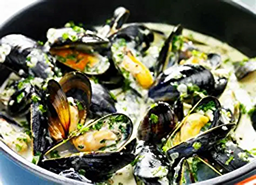 Moules Marinières à la Crème
