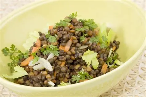 Salades de Lentilles aux Graines