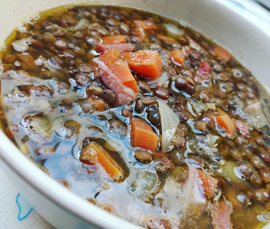 Soupe de Lentilles au Lard