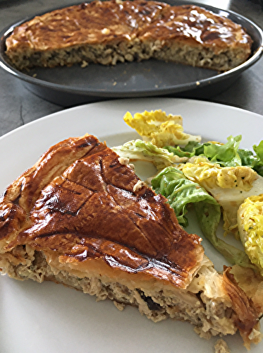 Tourte aux Champignons et Volaille