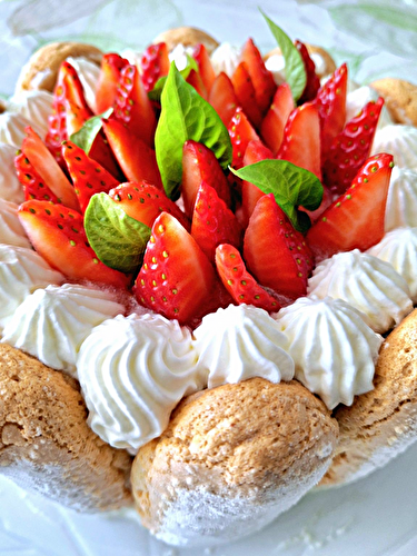 Charlotte Fraises Basilic