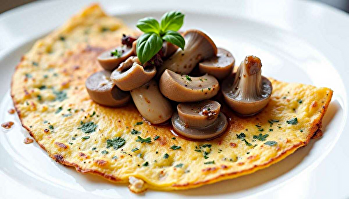 Omelette aux Trois Champignons