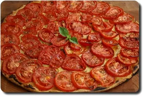 Tarte Fine de Tomates et Romarin