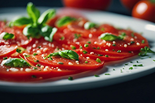 Carpaccio de Tomate à la Toscane