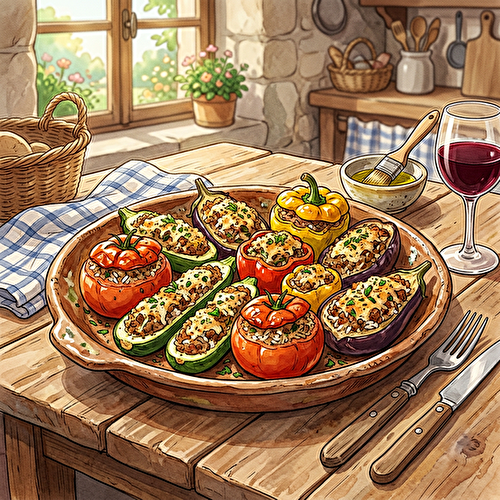Légumes Farcis à la Provençale
