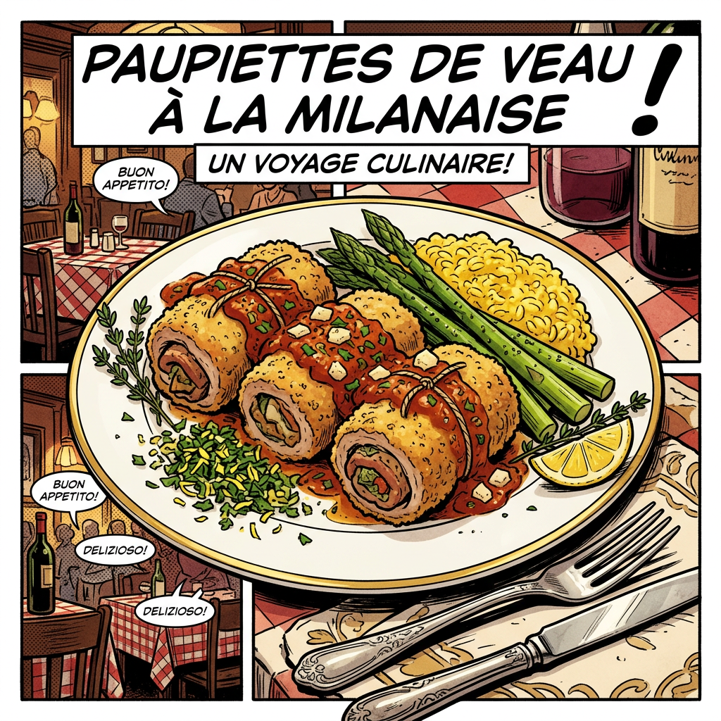 Paupiettes de Veau à la Milanaise