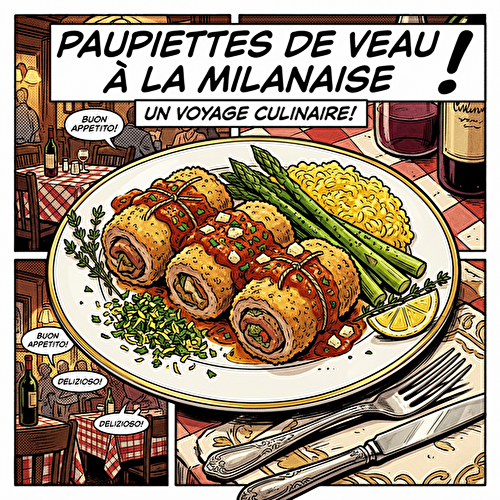 Paupiettes de Veau à la Milanaise