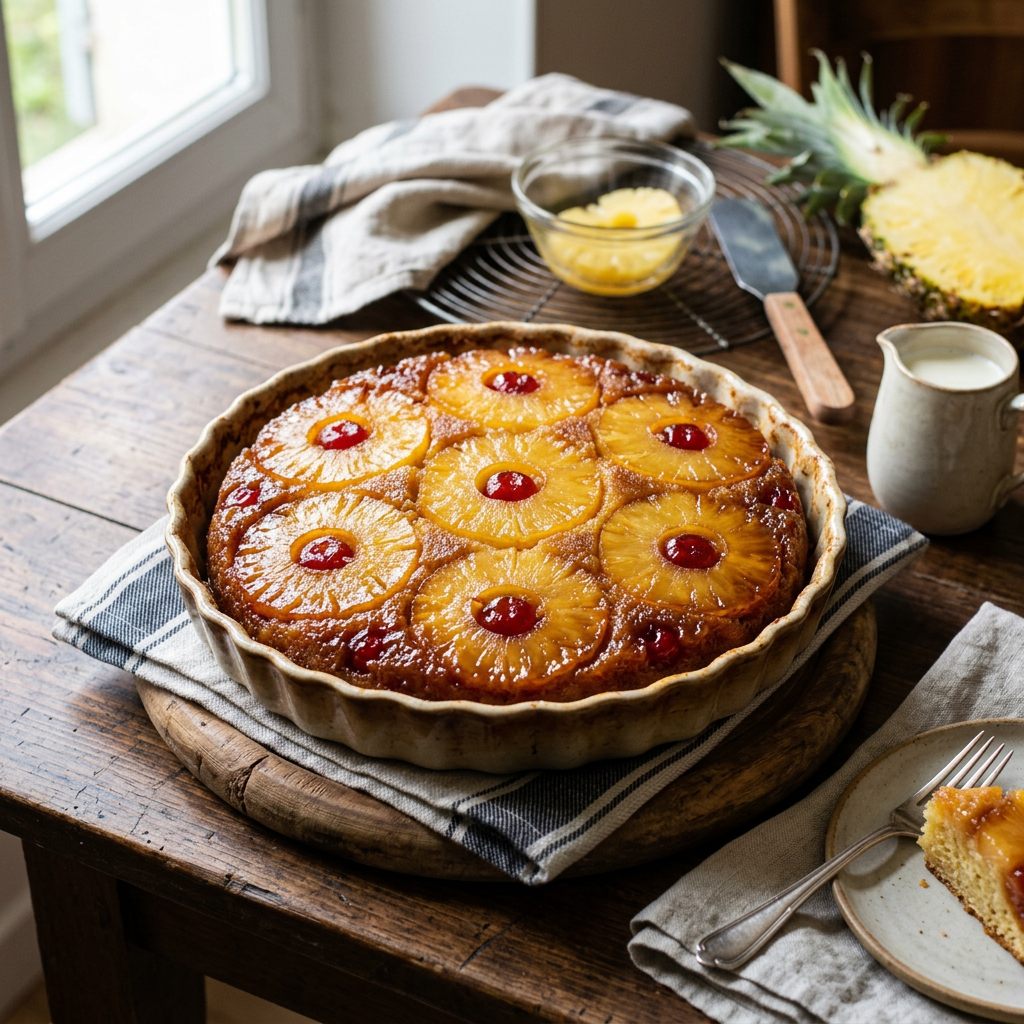 Tarte à l’Ananas Maison