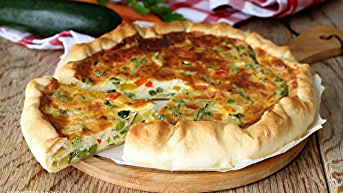 Tarte Champêtre aux Légumes de Saison
