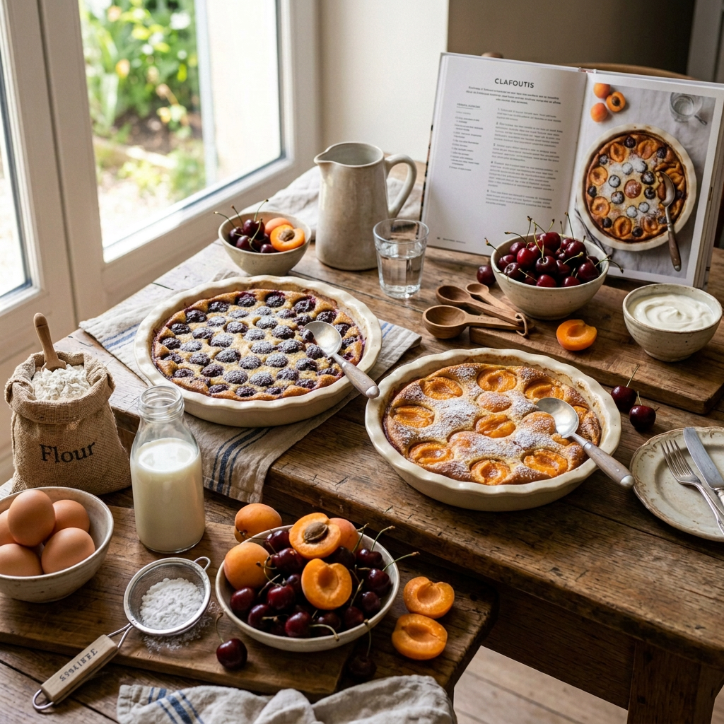 Clafoutis aux Abricots ou aux Cerises