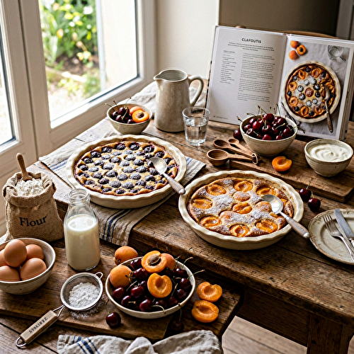 Clafoutis aux Abricots ou aux Cerises