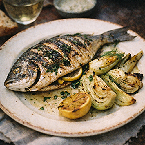 Daurade Grillée aux Fenouils