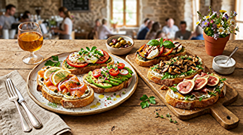 Recette de Tartines Salées
