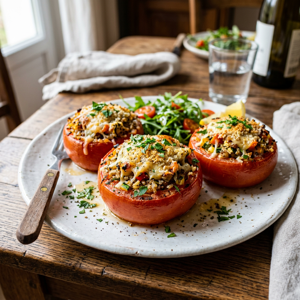 Tomates Farcies Végétariennes