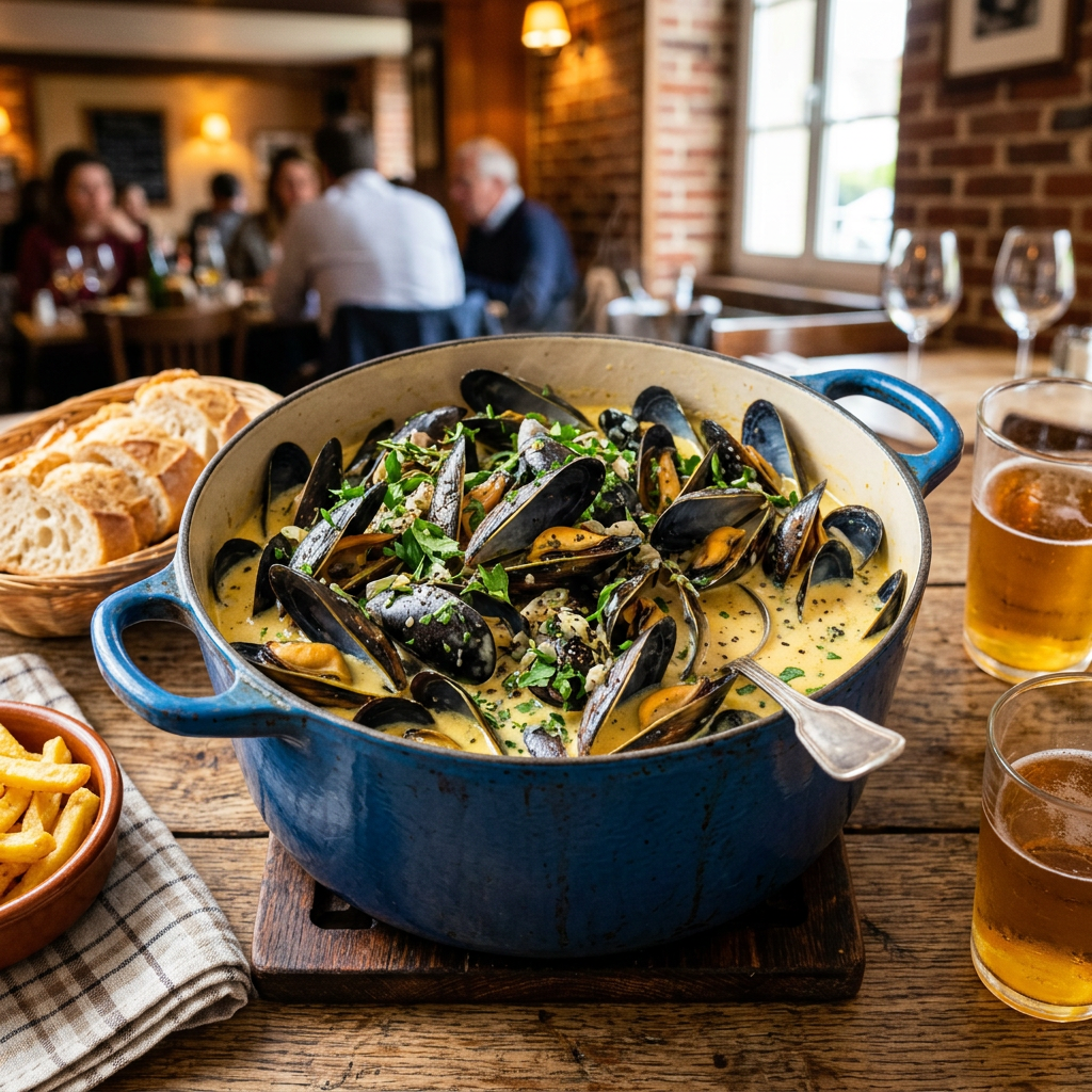 Moules à la Normande