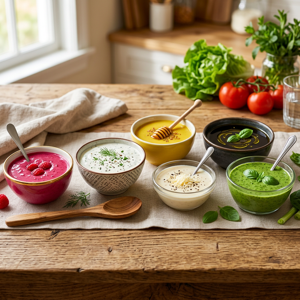 Recette de 6 Sauces à Salade pour l’Été