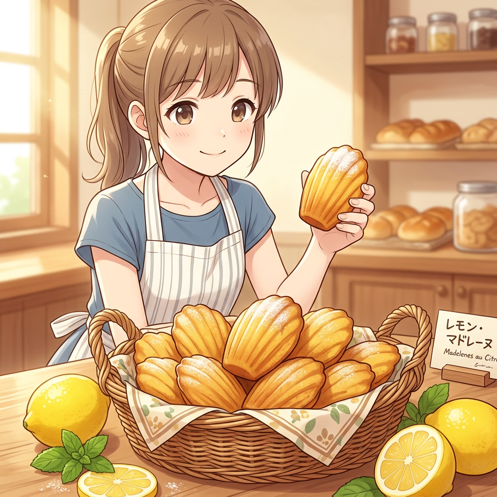 Madeleines au citron