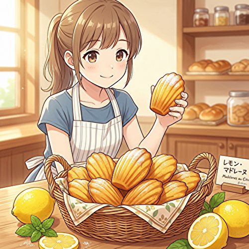 Madeleines au citron