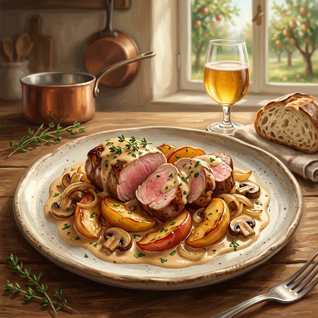 Mignon de Porc à la Normande
