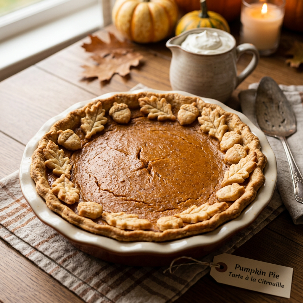 « Pumpkin Pie » (Tarte à la Citrouille)