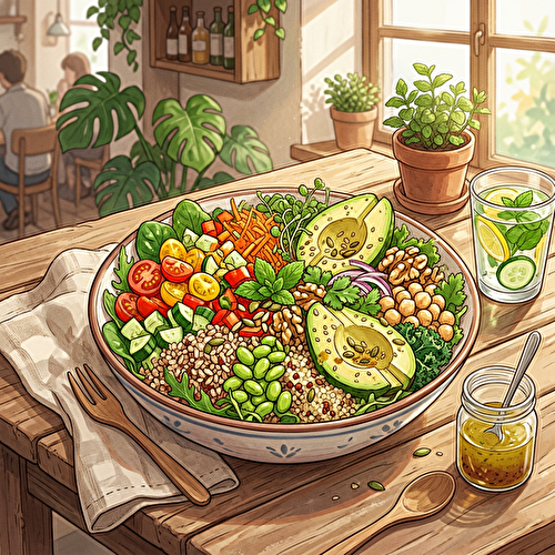 Salade Vegan Multi Céréales