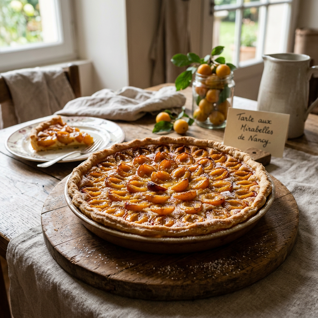 Tarte aux mirabelles de Nancy