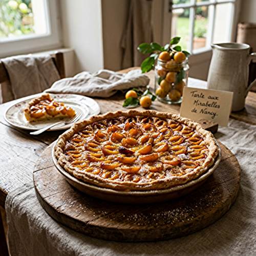 Tarte aux mirabelles de Nancy