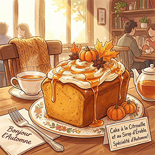 Cake à la Citrouille et au Sirop d’Érable