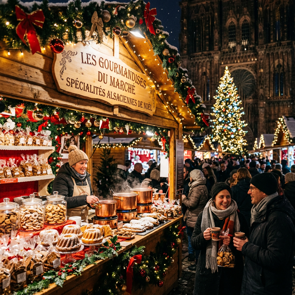 Les Gourmandises du Marché : Spécialités Alsaciennes de Noël