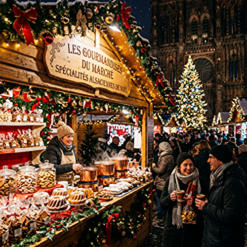 Les Gourmandises du Marché : Spécialités Alsaciennes de Noël