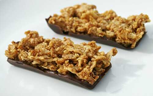 Barres de cornflakes au chocolat