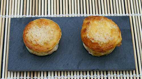 Croques quiches au Comté et poivron rouge