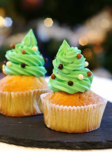 Cupcakes "sapins de Noël"