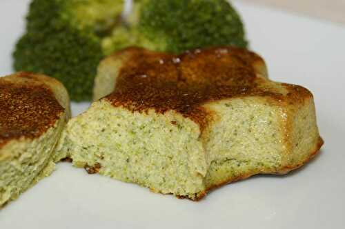 Flans de brocoli au gorgonzola