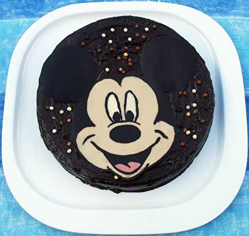 Gâteau Mickey Mouse très chocolaté !