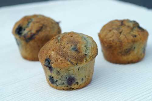 Mini muffins aux myrtilles - Jo fait du gâteau !