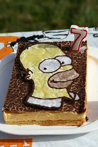Verger abricot et sa tête d'Homer Simpson - Jo fait du gâteau !