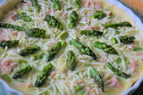 Asparagus and Ham Quiche