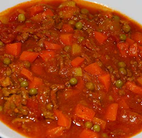 Ground beef curry