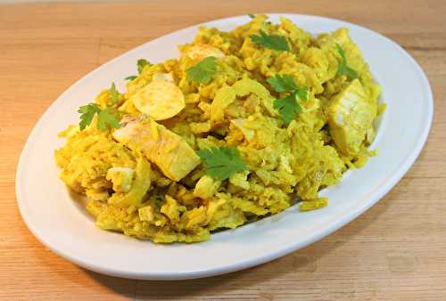 Kedgeree (curry and haddock rice)
