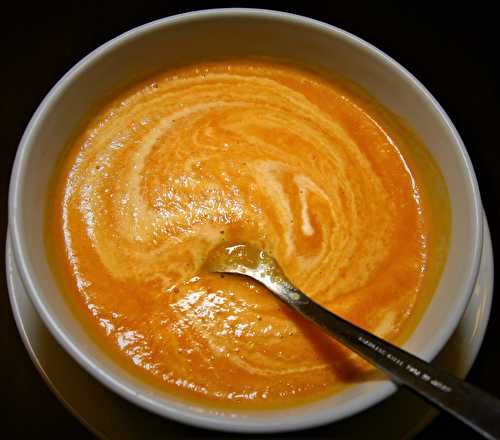 Potage Crécy (potage aux carottes)