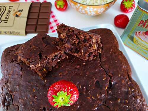 Brownie au flocon d'avoine - IG Bas