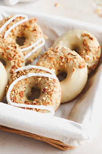 Donuts vanille glacés au sirop d’érable