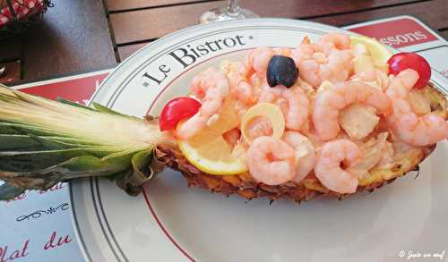 Ananas aux crevettes