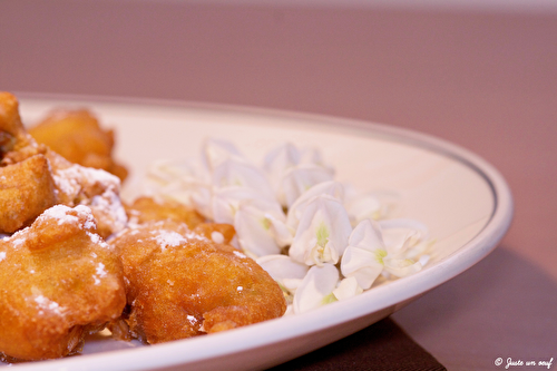 Beignets de fleurs d'acacia