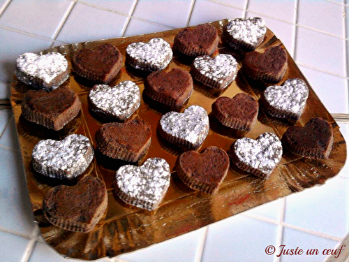 ❤ Bonne fête les amoureux ❤ - Recette spéciale Saint Valentin : Petits cœurs moelleux chocolat orange